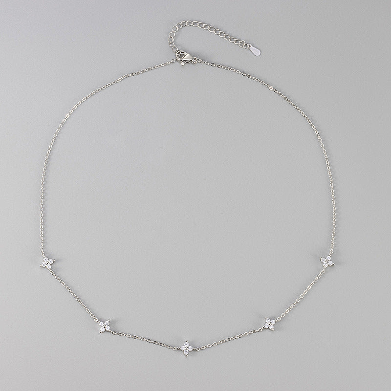 Wholesale starry sky necklace clavicle chain